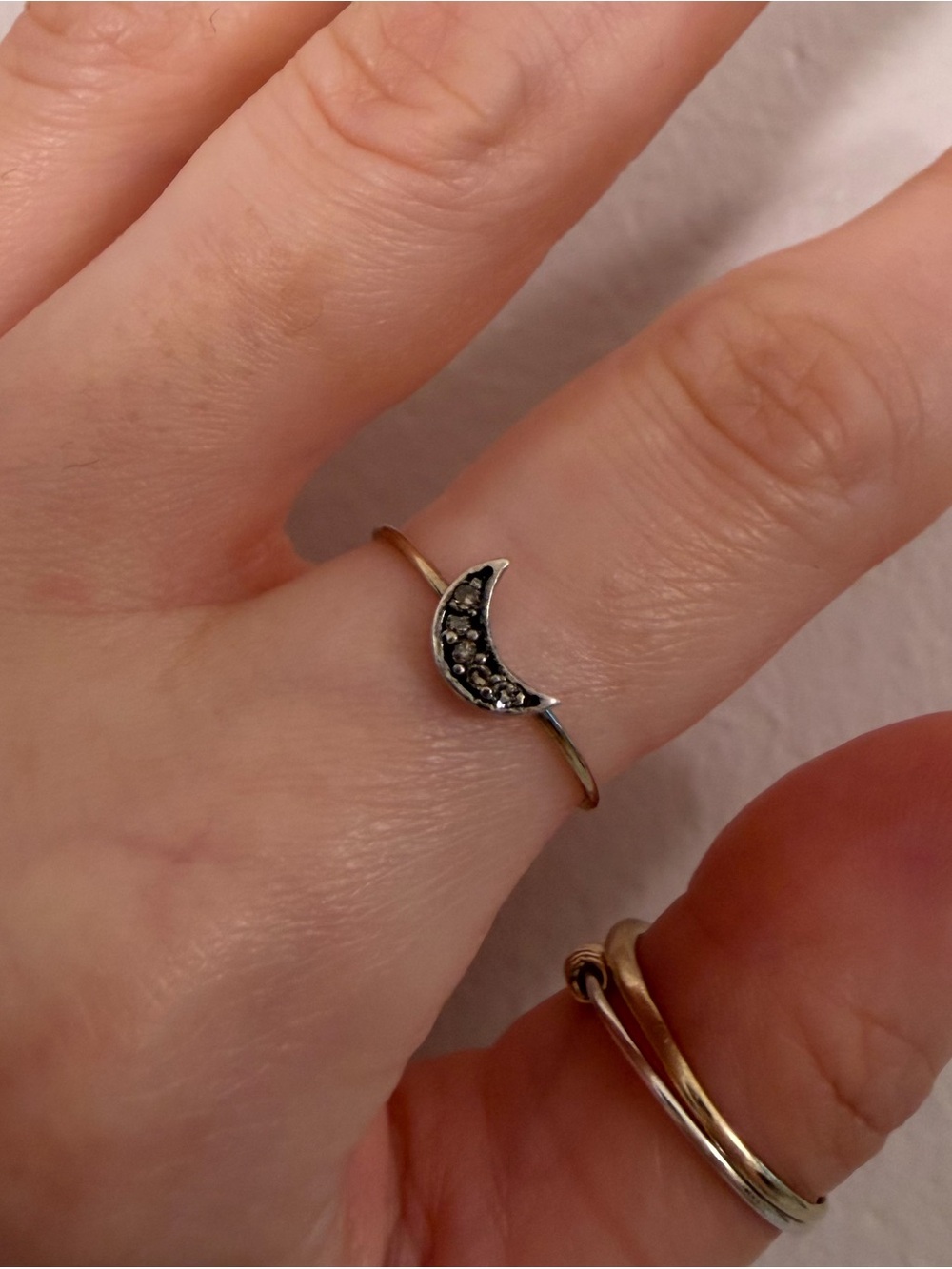 Vintage Catbird Dark Side of the Moon Ring